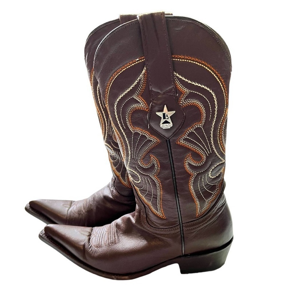 Los Altos Cowboy Brown Cowboy Boots 7.5. #32